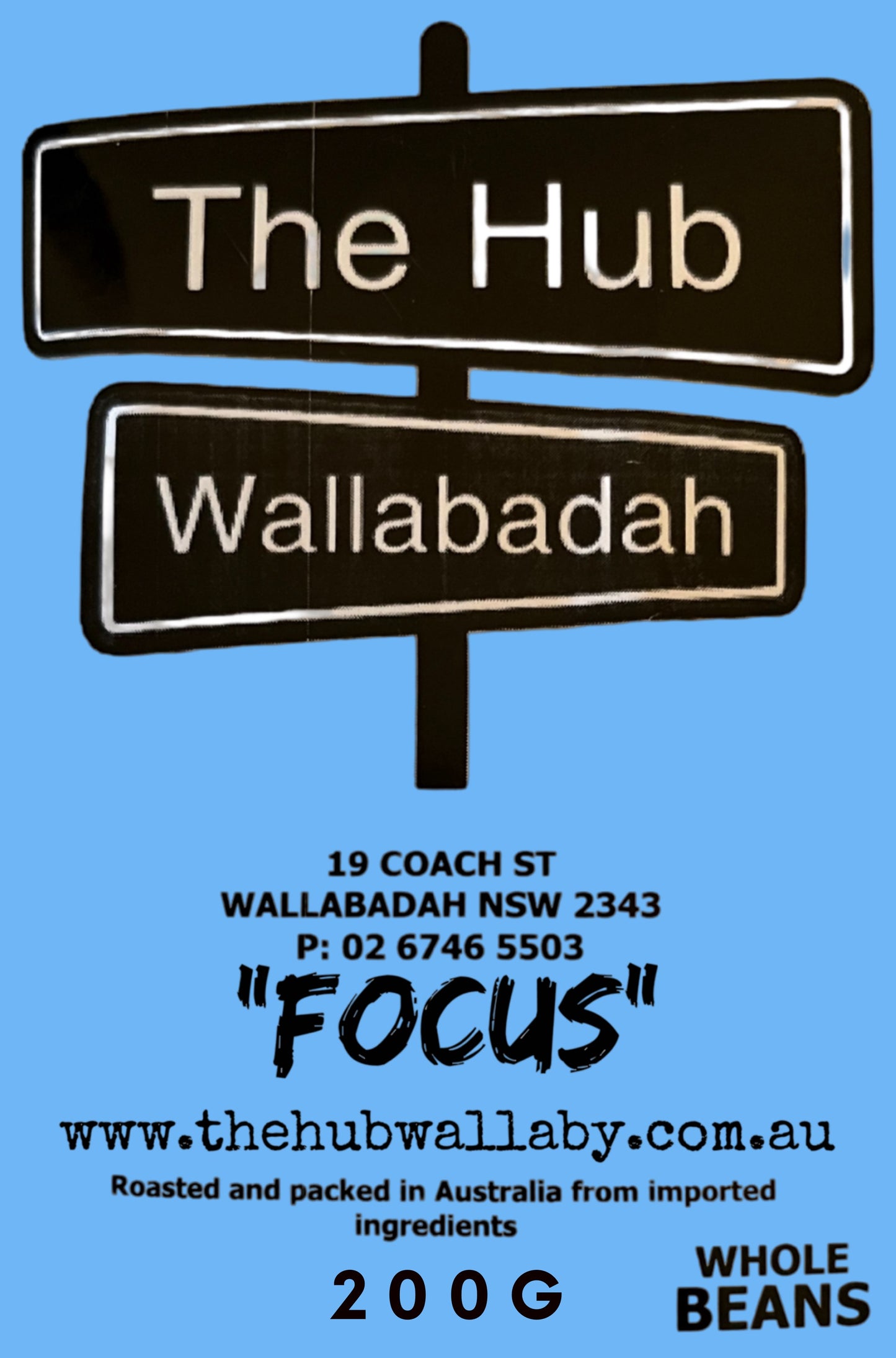 The Hub Wallabadah "Focus" Coffee Blend